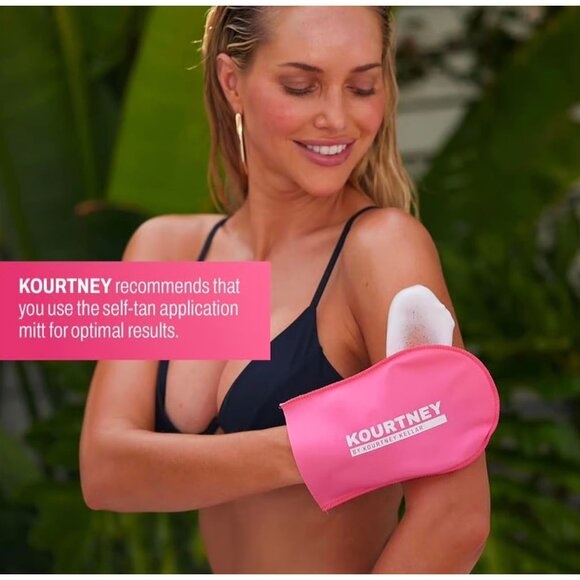 NEW Kourtney Kellar Self Tanning Bundle 4 Piece Tan Foam Body Face Lotion Medium - Picture 13 of 14